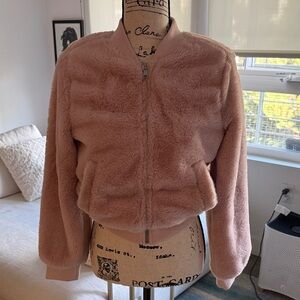 Iris Blush Teddy Jacket